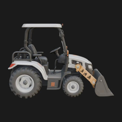 Wheel Loader Model Design 10 3D Print Model