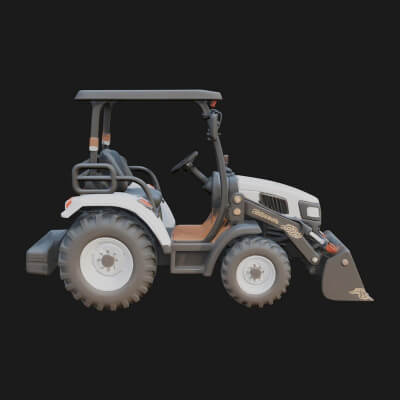 Wheel Loader Model Design 2 3D Print Model