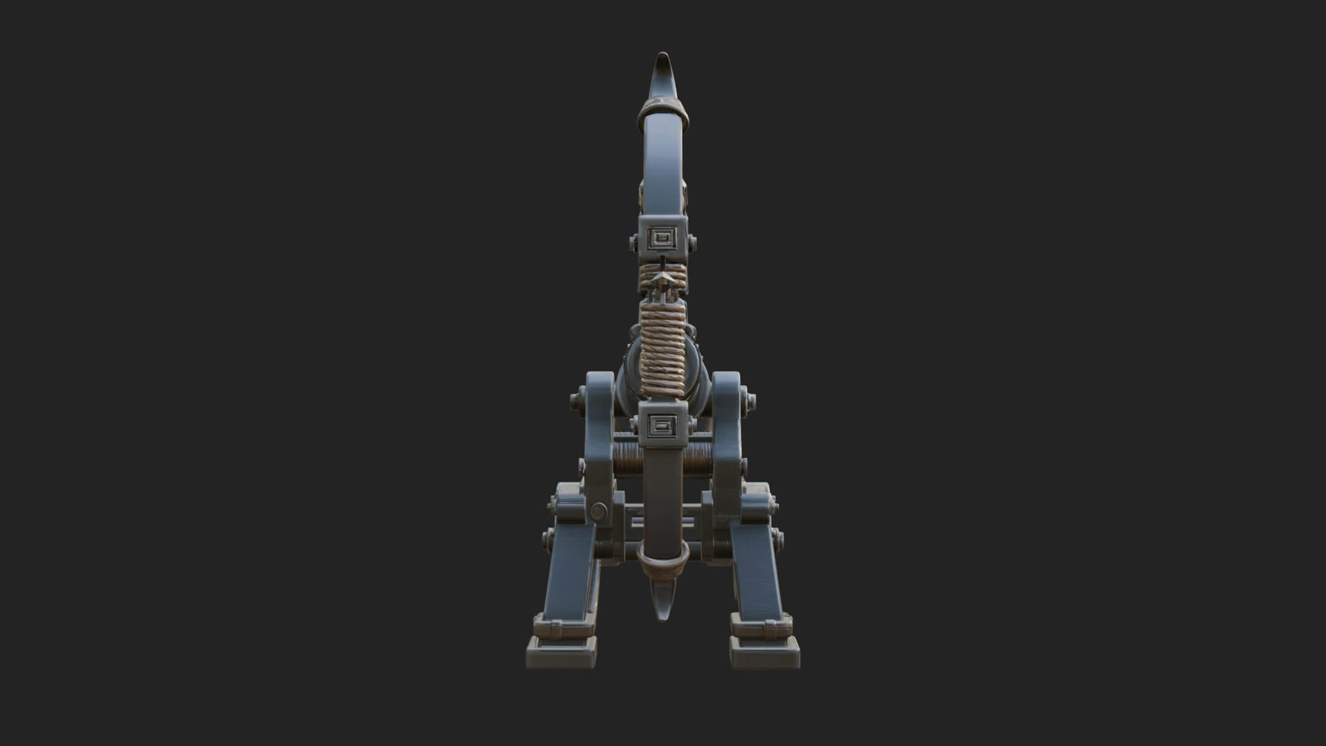 Wheeled Siege Scorpion Model Design 1 3D Print Model 3D Model