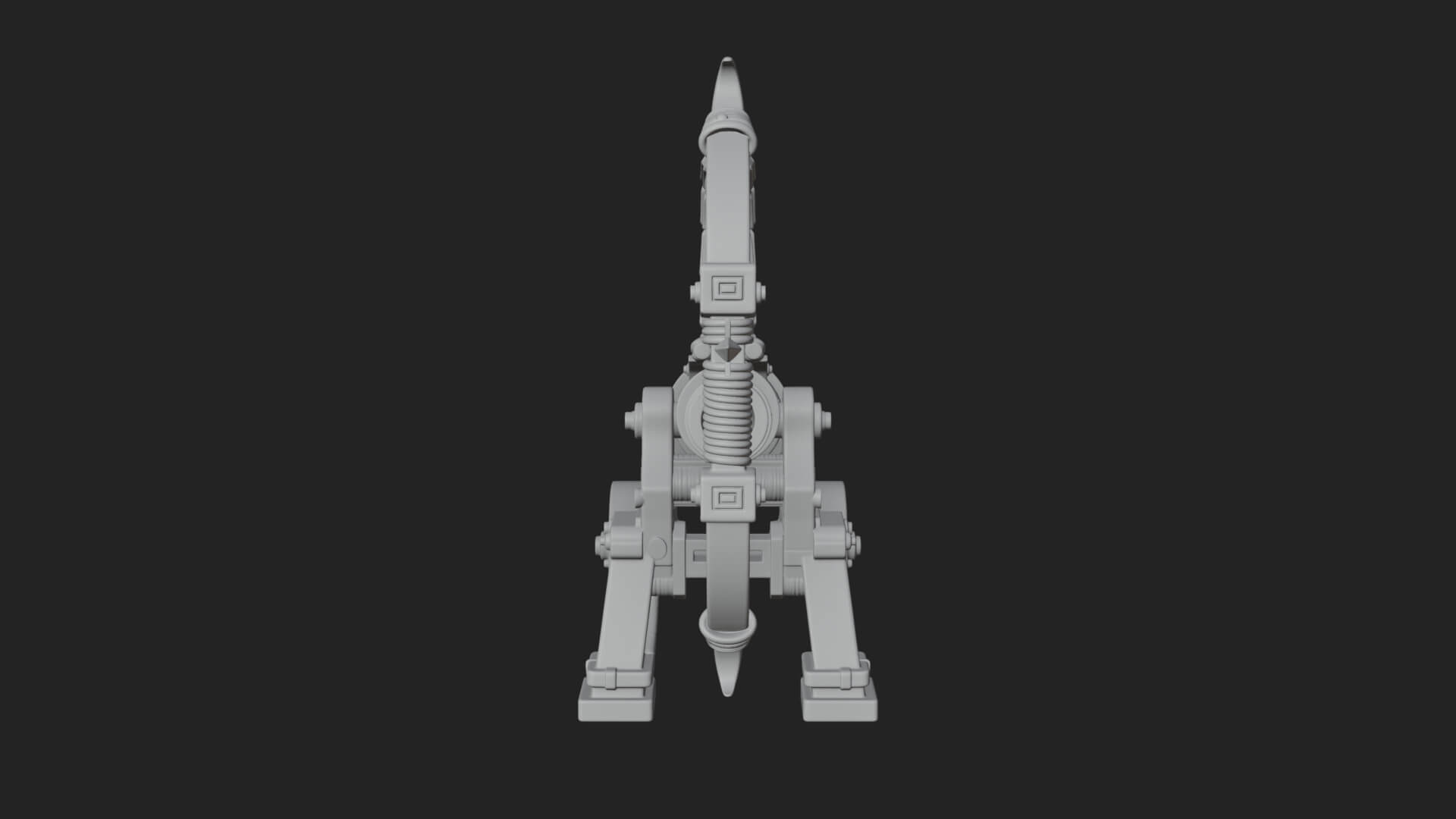 Wheeled Siege Scorpion Model Design 1 3D Print Model 3D Model