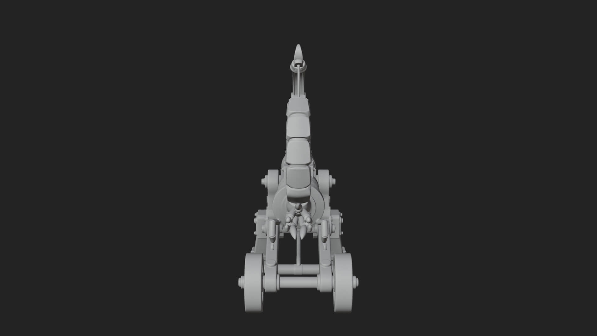 Wheeled Siege Scorpion Model Design 1 3D Print Model 3D Model