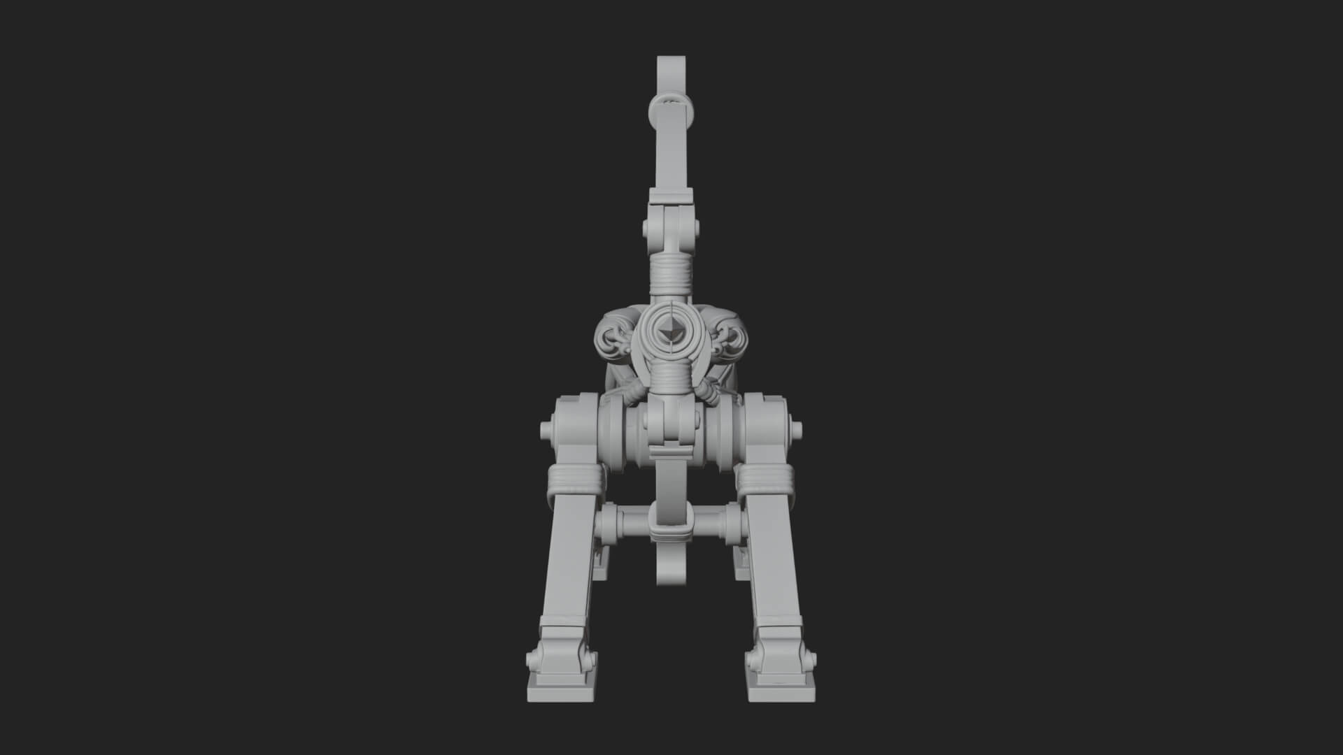 Wheeled Siege Scorpion Model Design 2 3D Print Model 3D Model