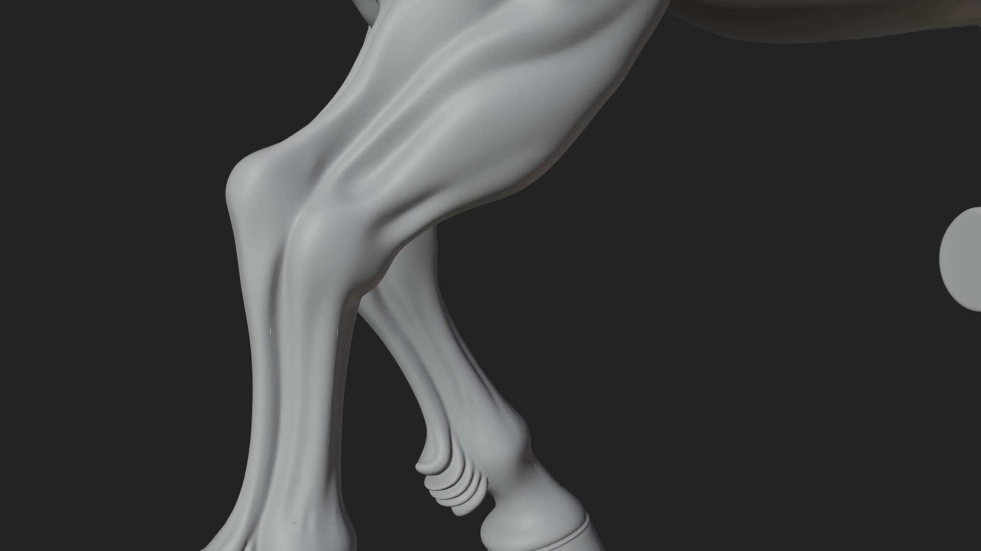 Wild Horse Statue Design 11 3D Print Model 3D Model