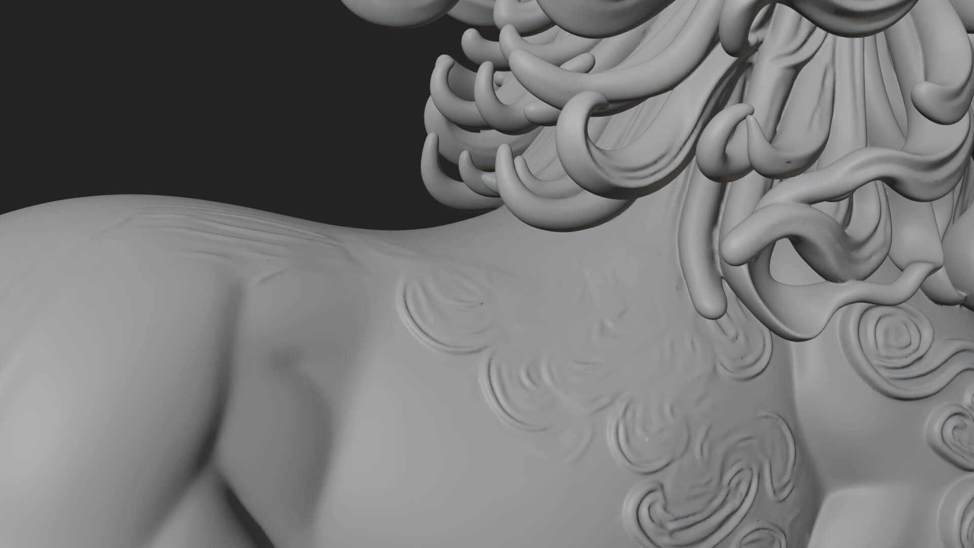 Wild Horse Statue Design 16 3D Print Model 3D Model