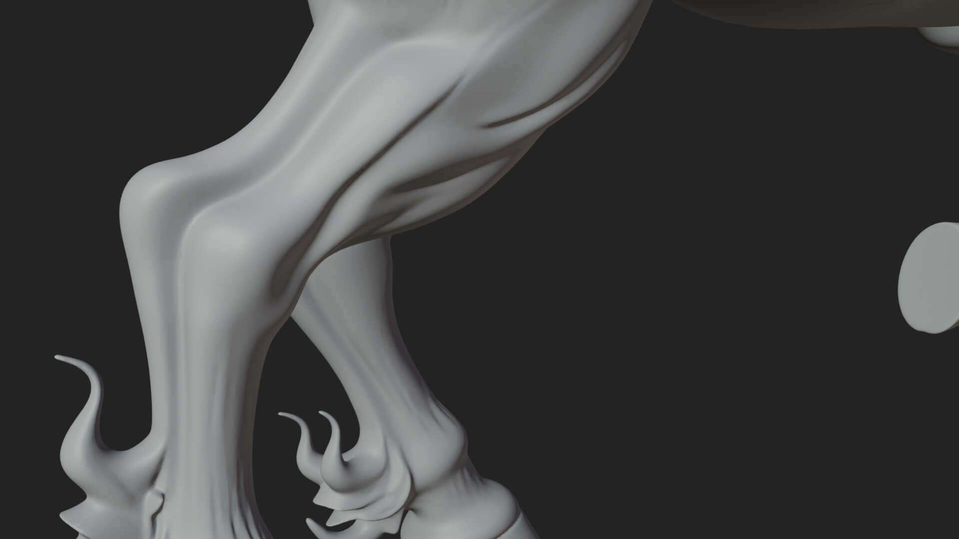 Wild Horse Statue Design 16 3D Print Model 3D Model
