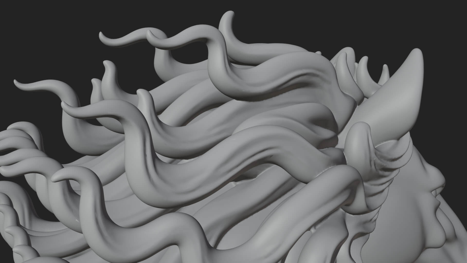 Wild Horse Statue Design 17 3D Print Model 3D Model