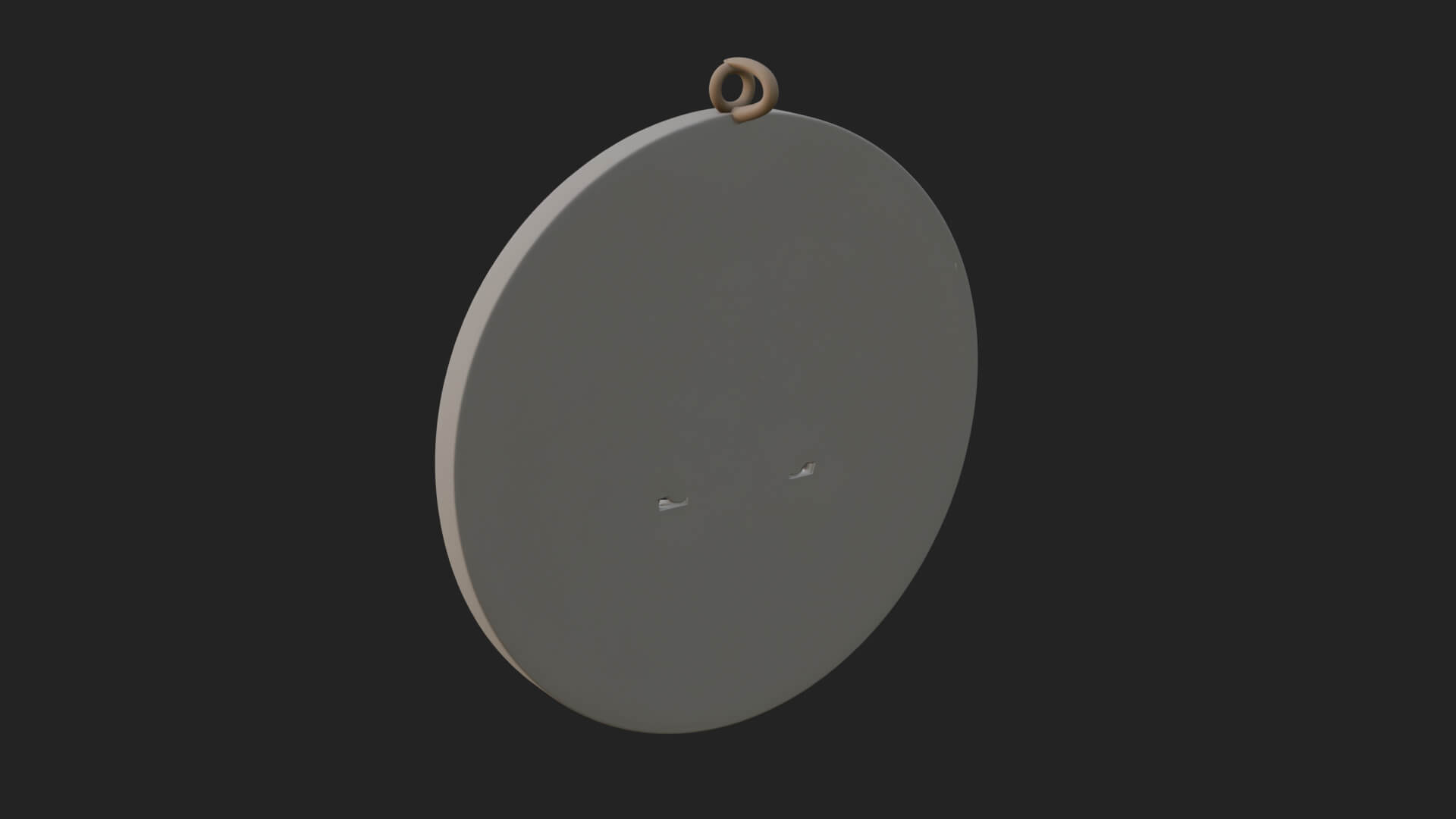 Winged Angel Oval Relief Plaque Design 11 3D Print Model 3D Model