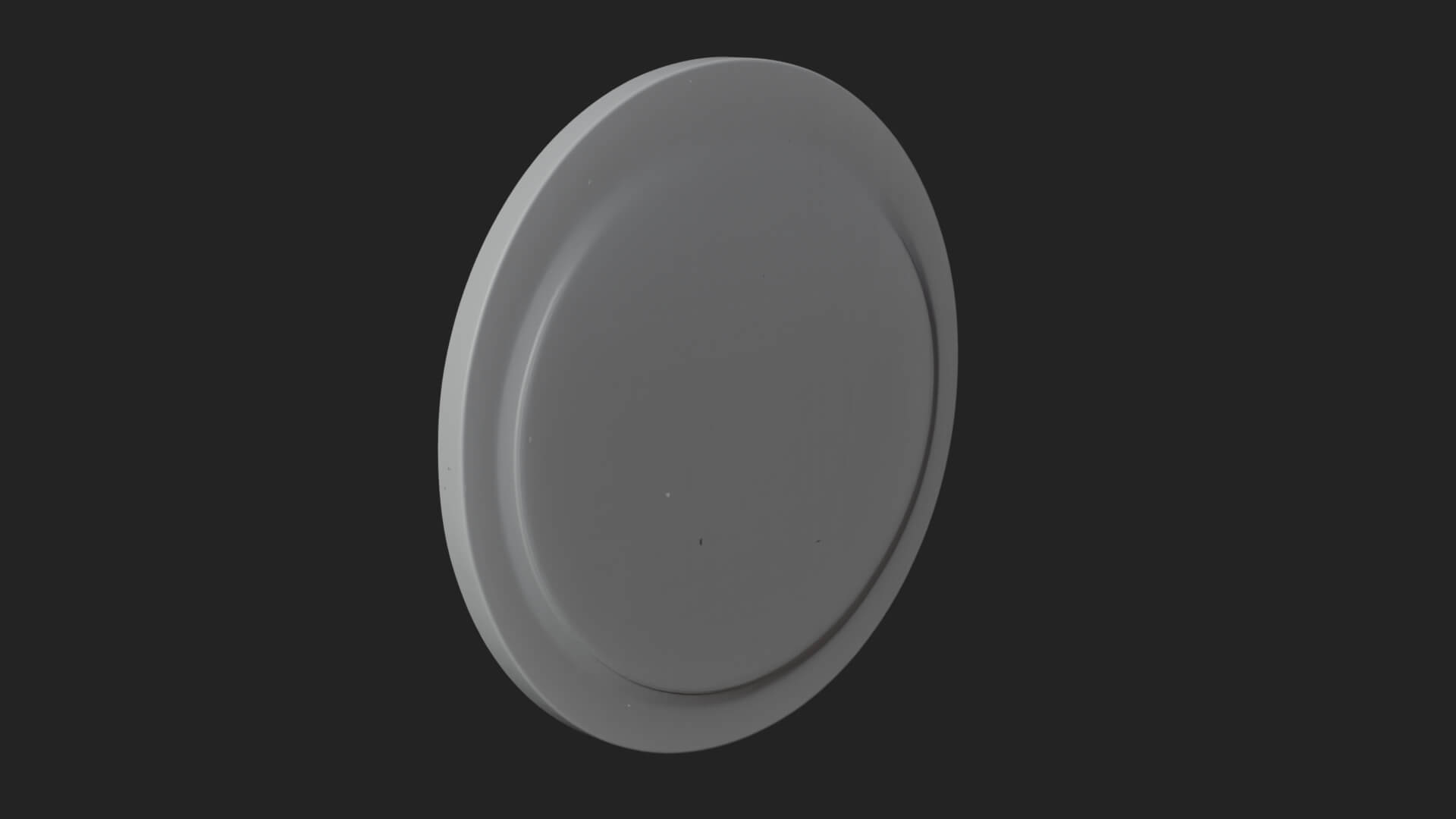 Winged Angel Oval Relief Plaque Design 7 3D Print Model 3D Model