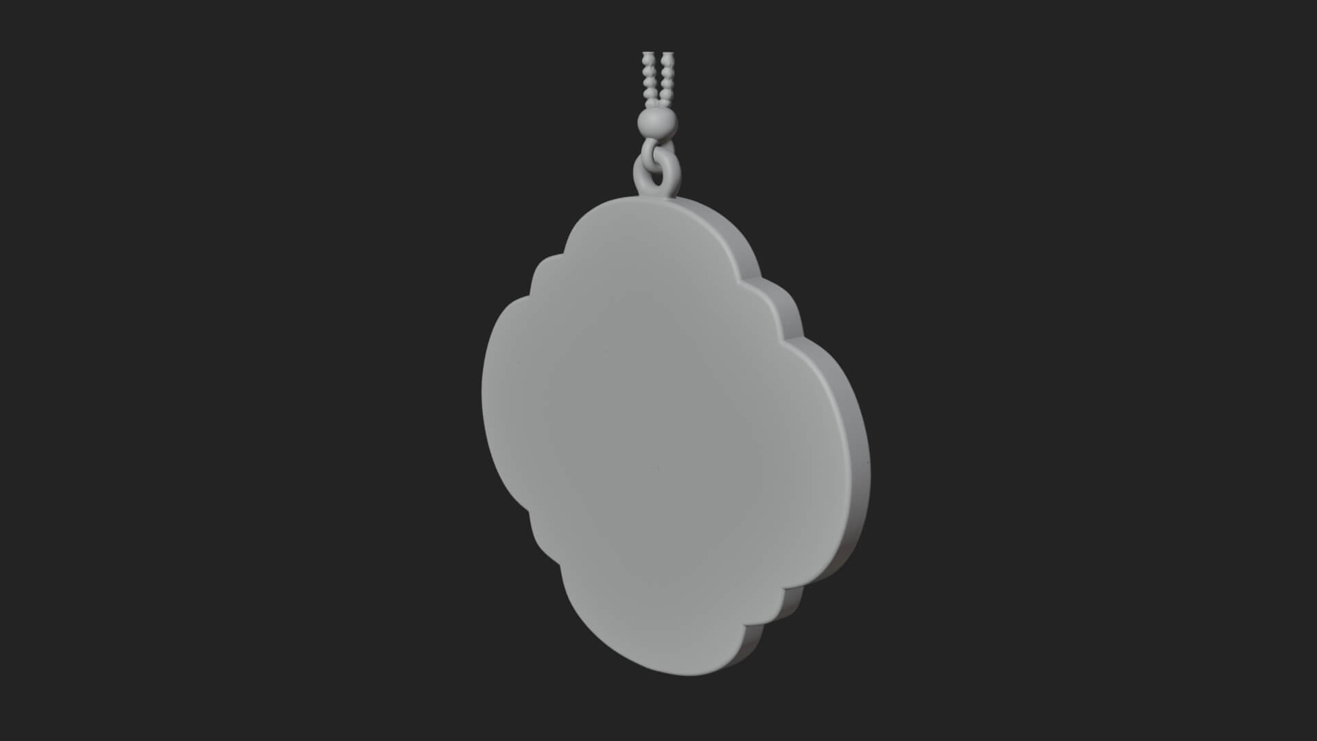 Winged Angel Panel Ornament Design 2 3D Print Model 3D Model