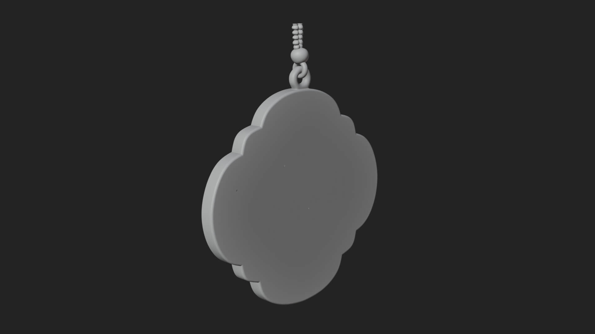 Winged Angel Panel Ornament Design 2 3D Print Model 3D Model