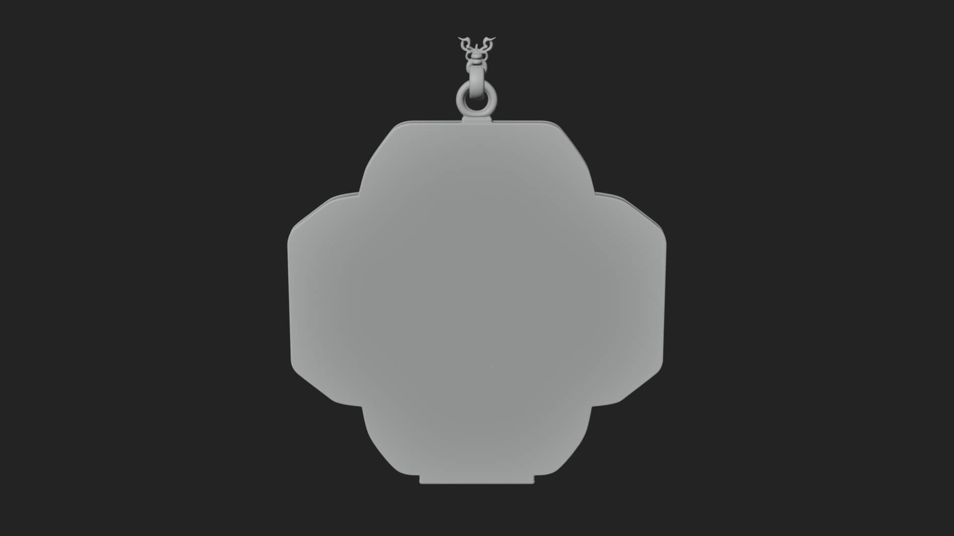 Winged Angel Panel Ornament Design 4 3D Print Model 3D Model