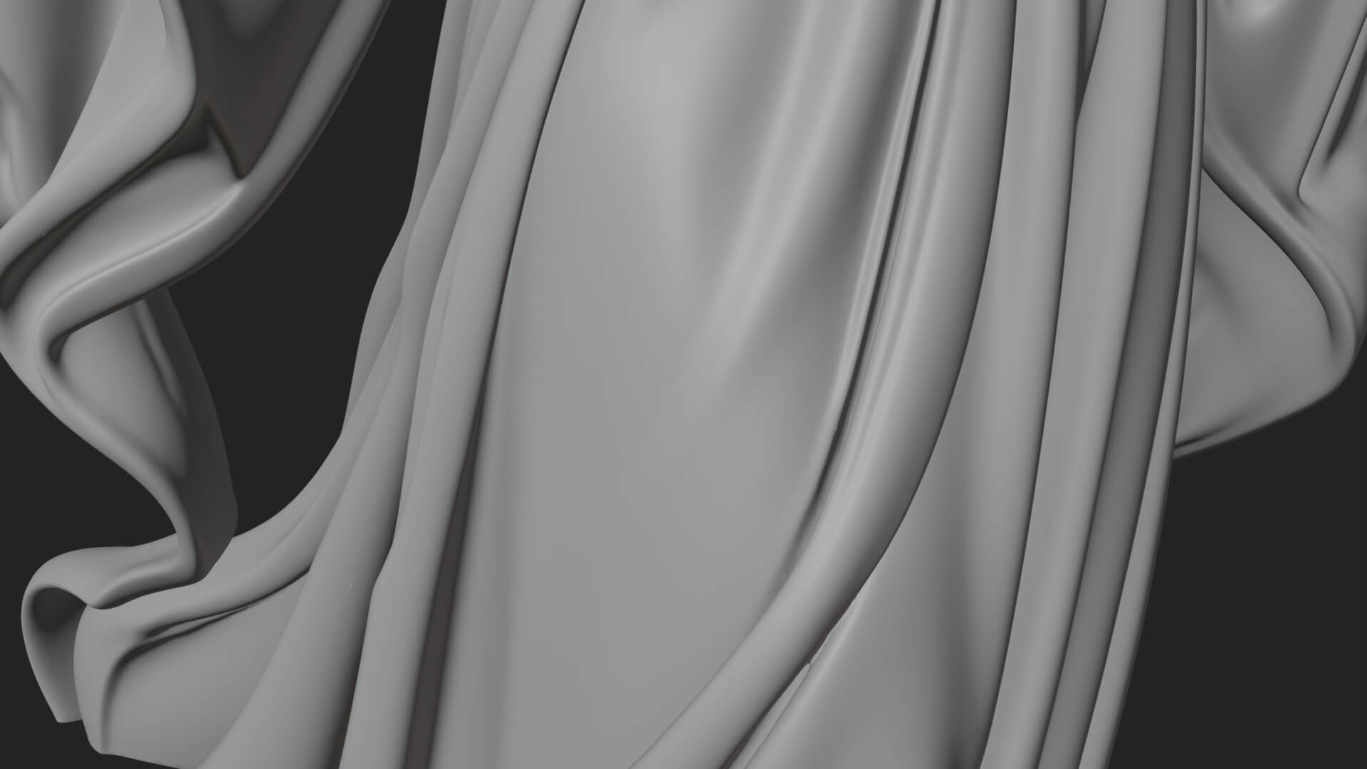 Winged Angel Woman Statue Design 16 3D Print Model 3D Model