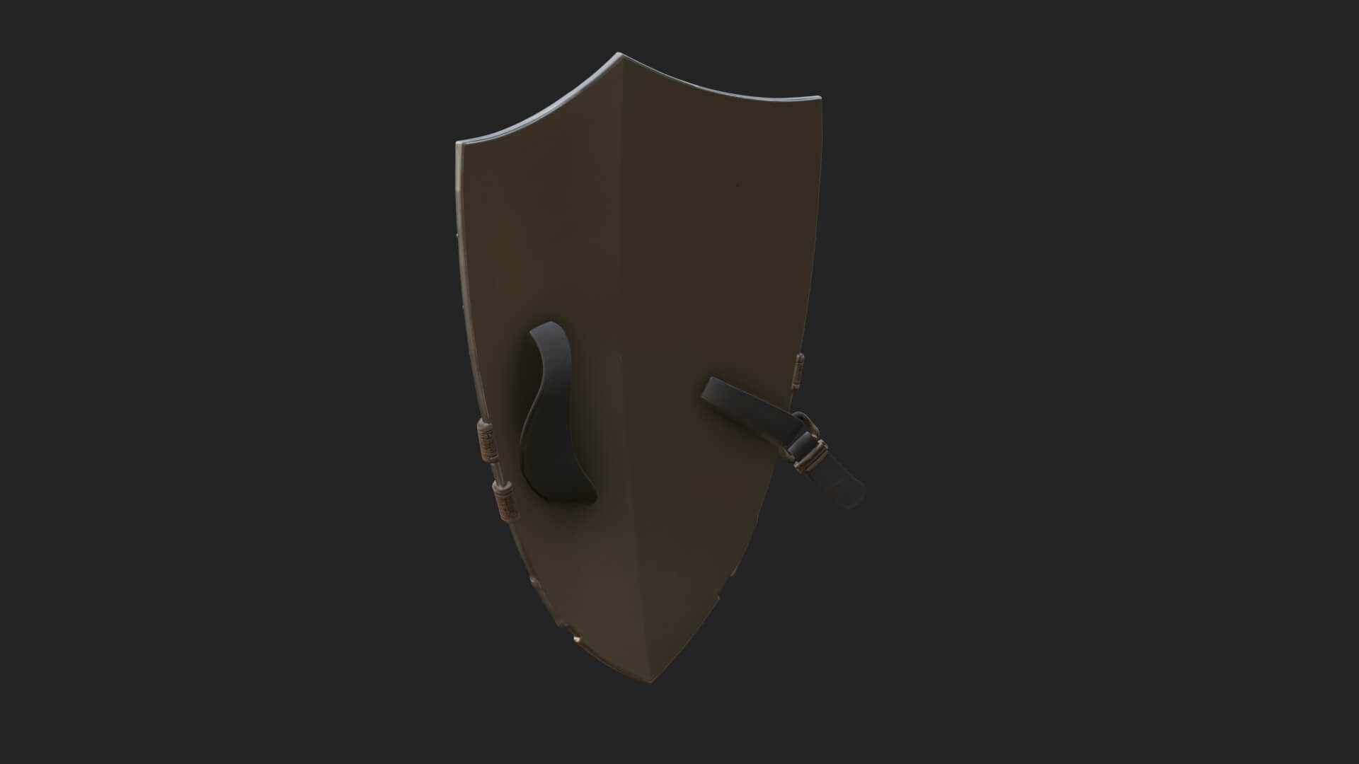 Winged Crest Kite Shield Model Design 2 3D Print Model 3D Model