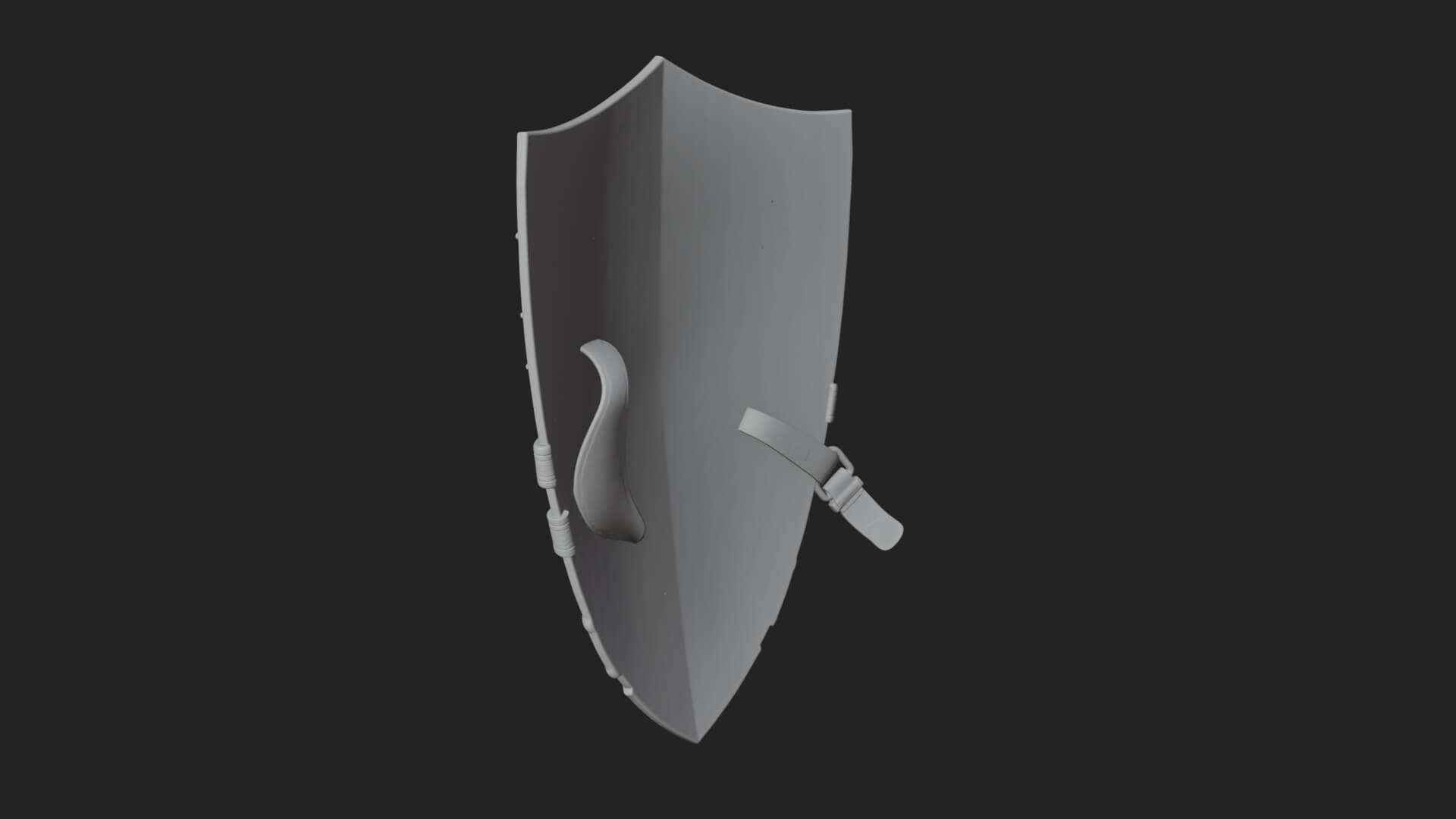Winged Crest Kite Shield Model Design 2 3D Print Model 3D Model