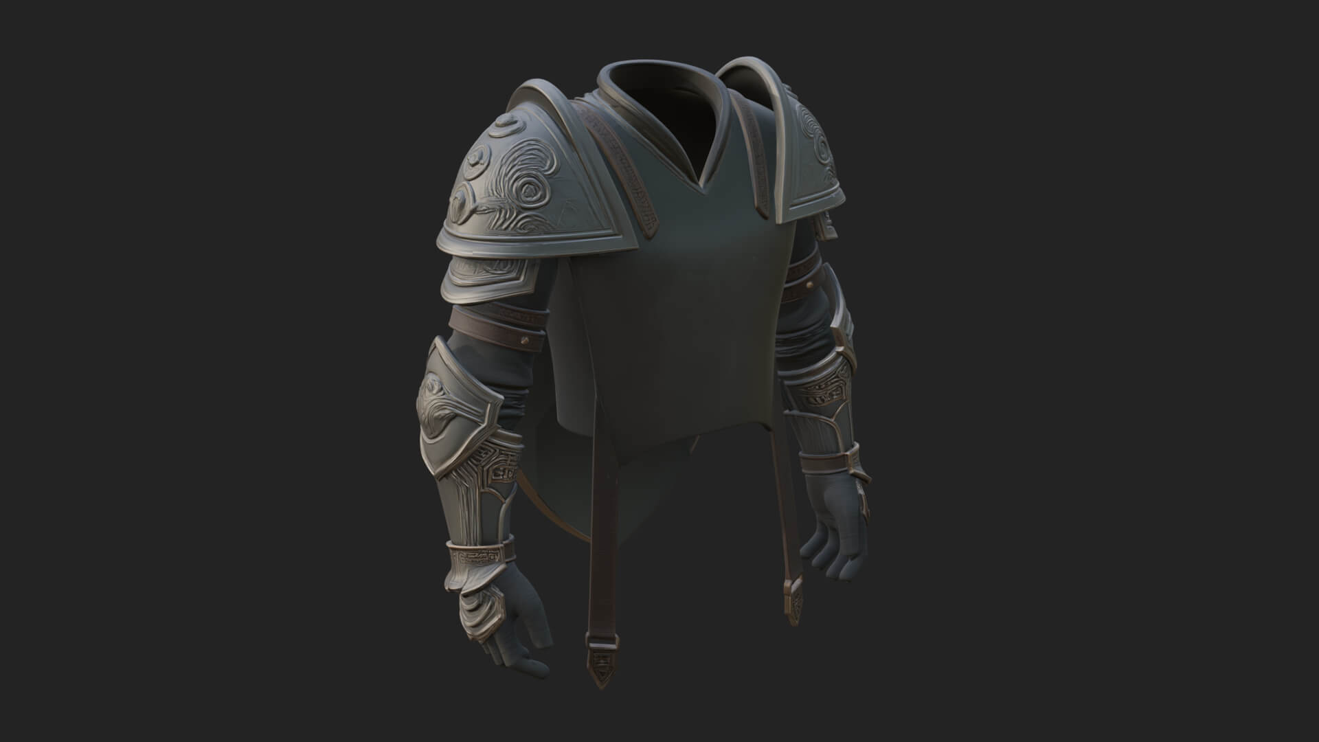 Winged Crest Kite Shield Model Design 3 3D Print Model 3D Model