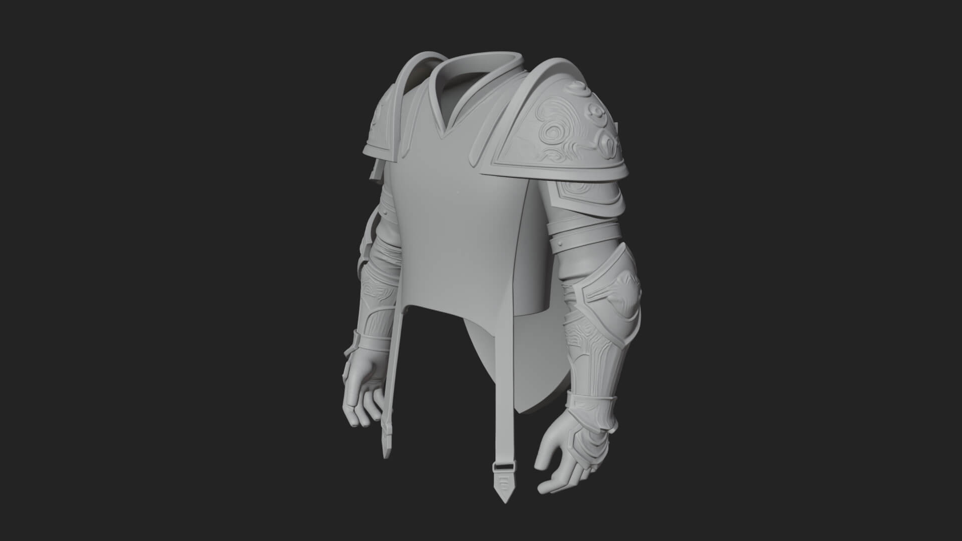 Winged Crest Kite Shield Model Design 3 3D Print Model 3D Model