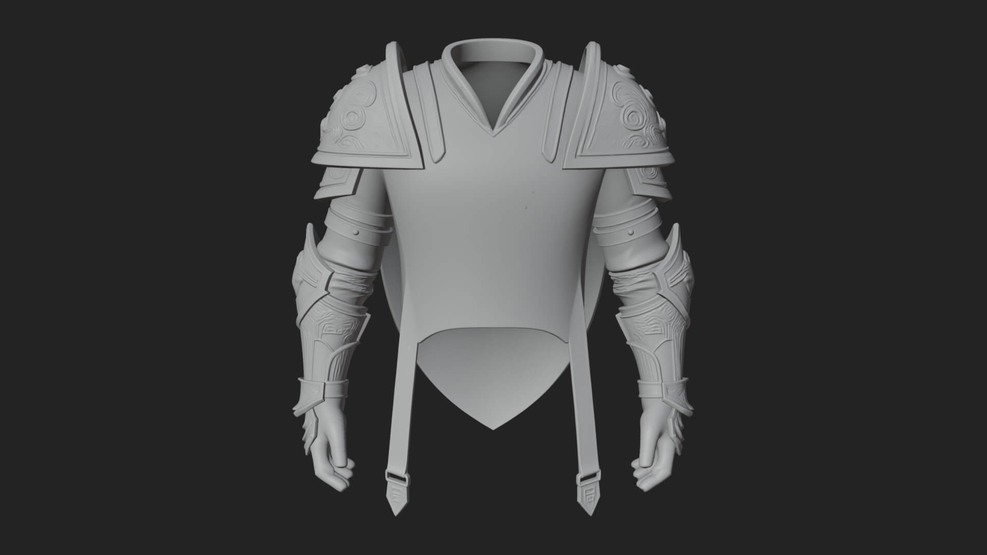 Winged Crest Kite Shield Model Design 3 3D Print Model 3D Model