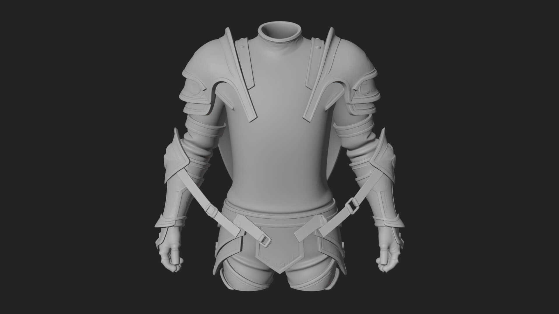 Winged Crest Kite Shield Model Design 5 3D Print Model 3D Model