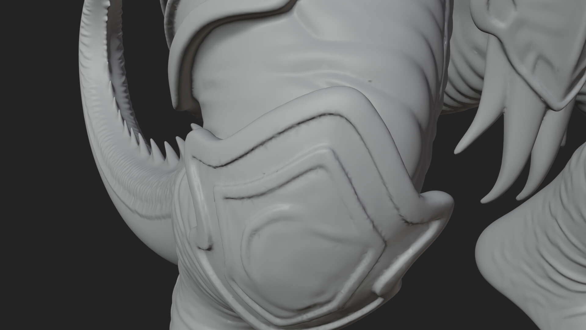 Winged Dragon Demon Statue Design 14 3D Print Model 3D Model