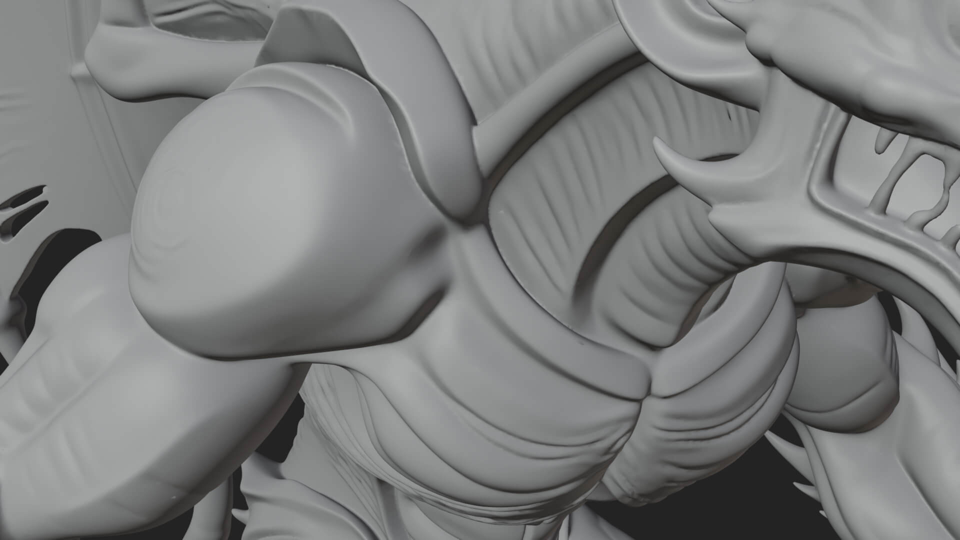Winged Dragon Demon Statue Design 21 3D Print Model 3D Model