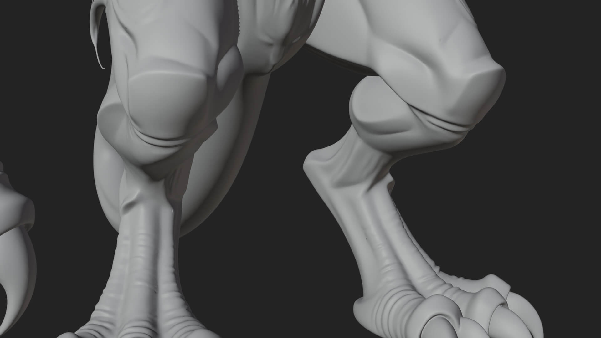 Winged Dragon Demon Statue Design 21 3D Print Model 3D Model