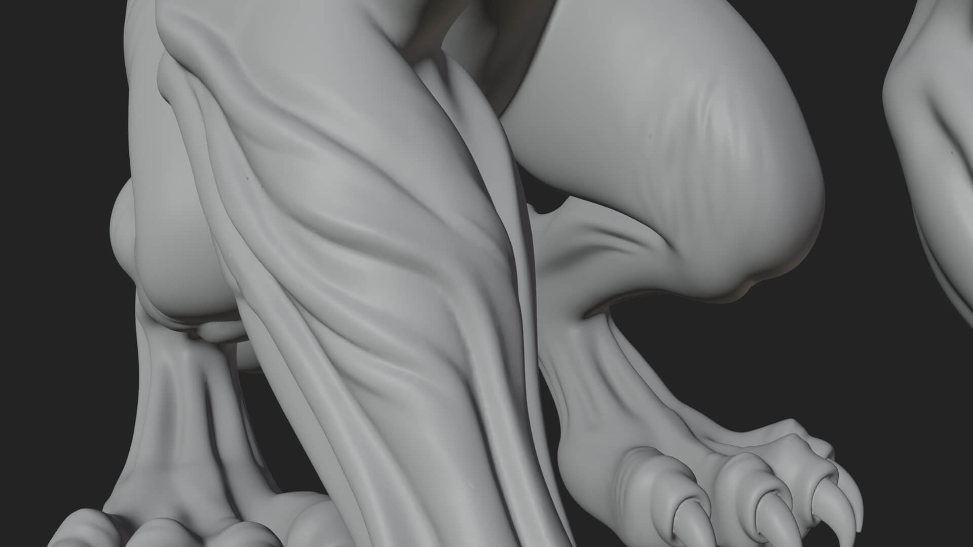 Winged Dragon Demon Statue Design 22 3D Print Model 3D Model