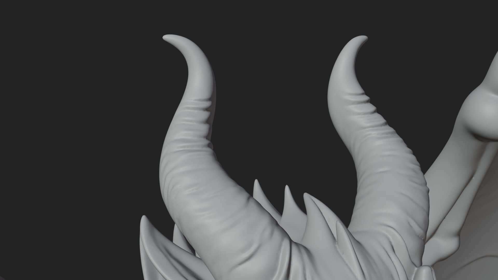 Winged Dragon Demon Statue Design 26 3D Print Model 3D Model