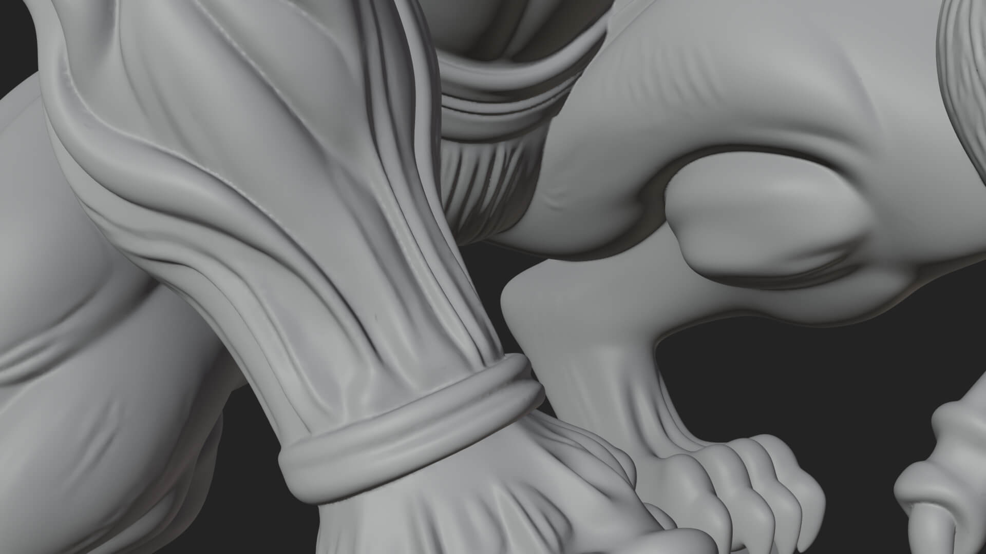Winged Dragon Demon Statue Design 26 3D Print Model 3D Model