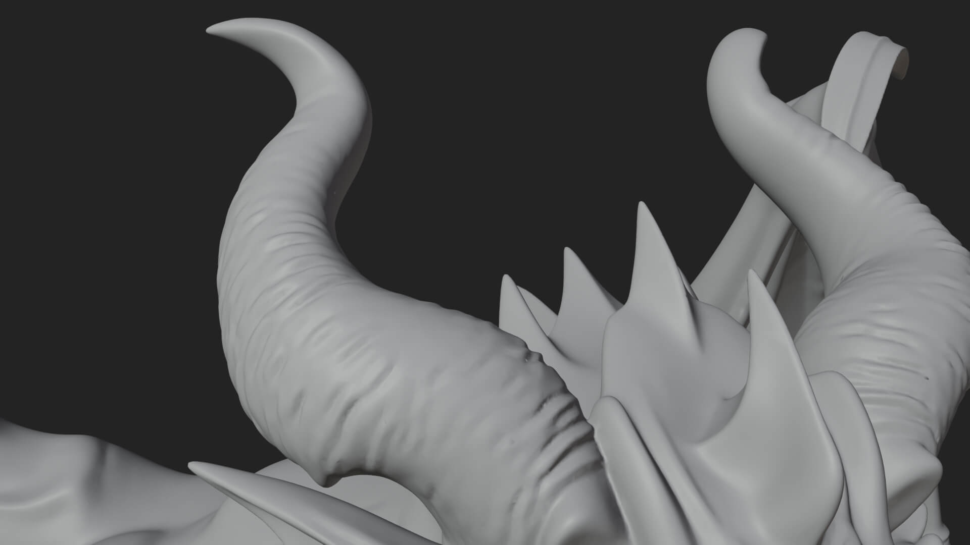 Winged Dragon Demon Statue Design 28 3D Print Model 3D Model