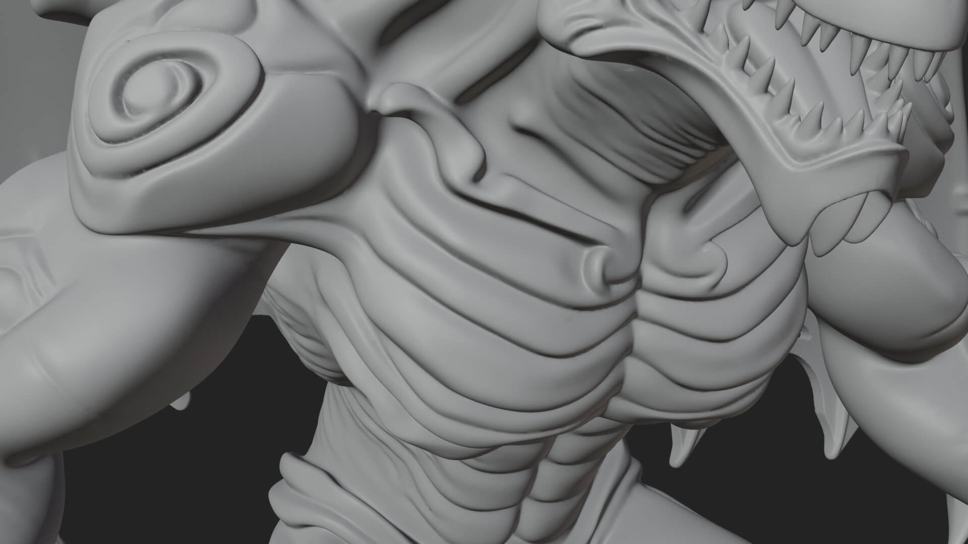 Winged Dragon Demon Statue Design 28 3D Print Model 3D Model