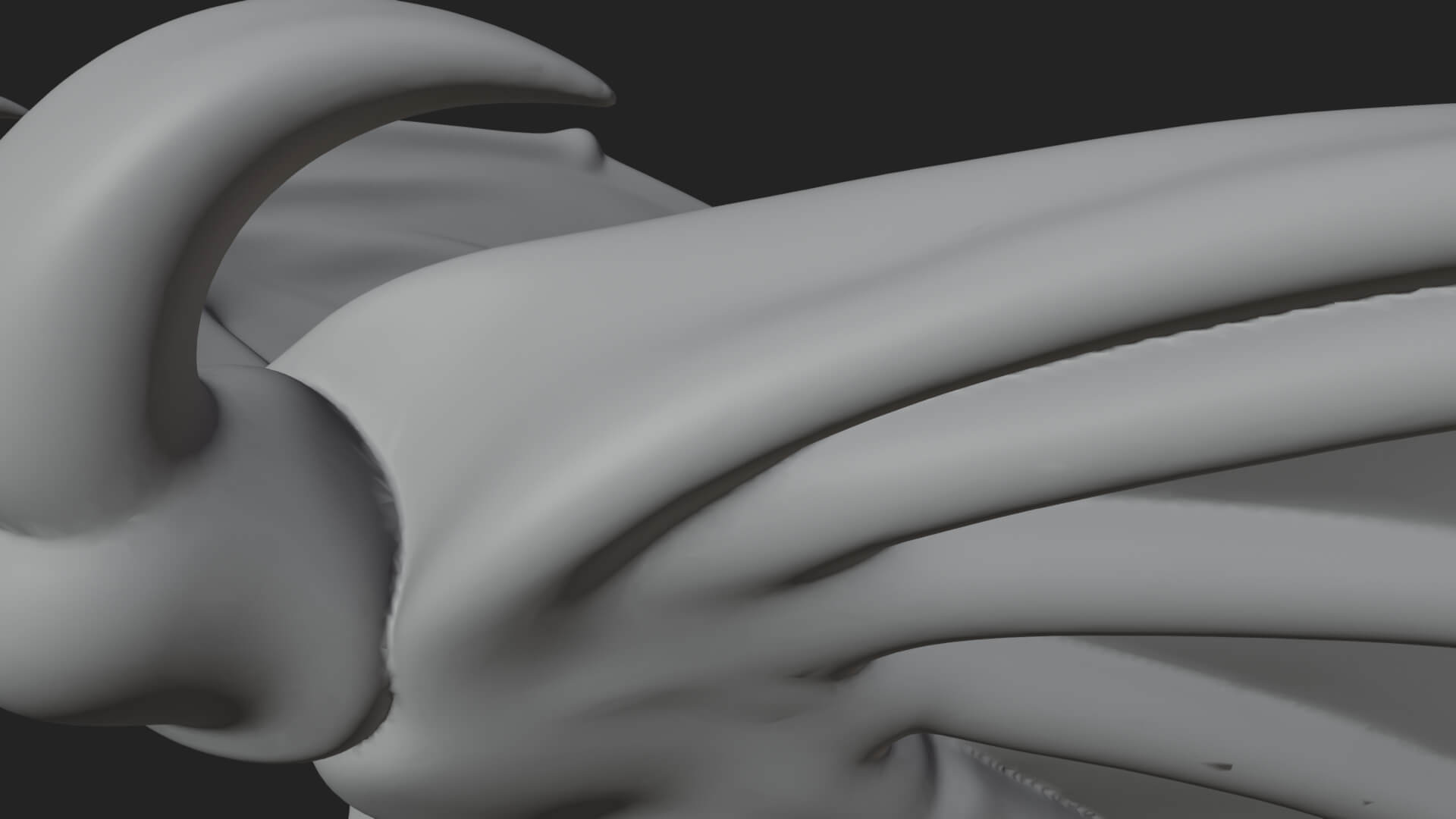 Winged Dragon Demon Statue Design 31 3D Print Model 3D Model