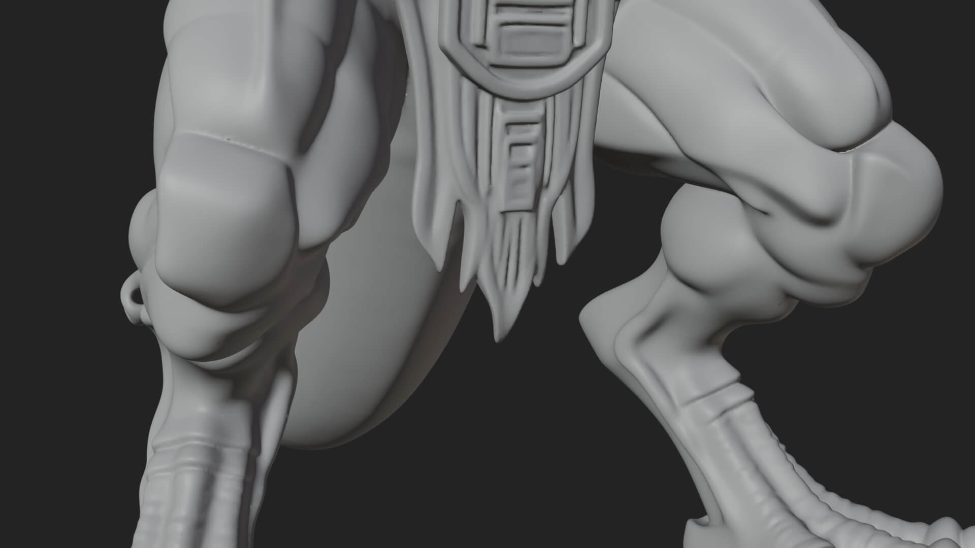 Winged Dragon Demon Statue Design 32 3D Print Model 3D Model