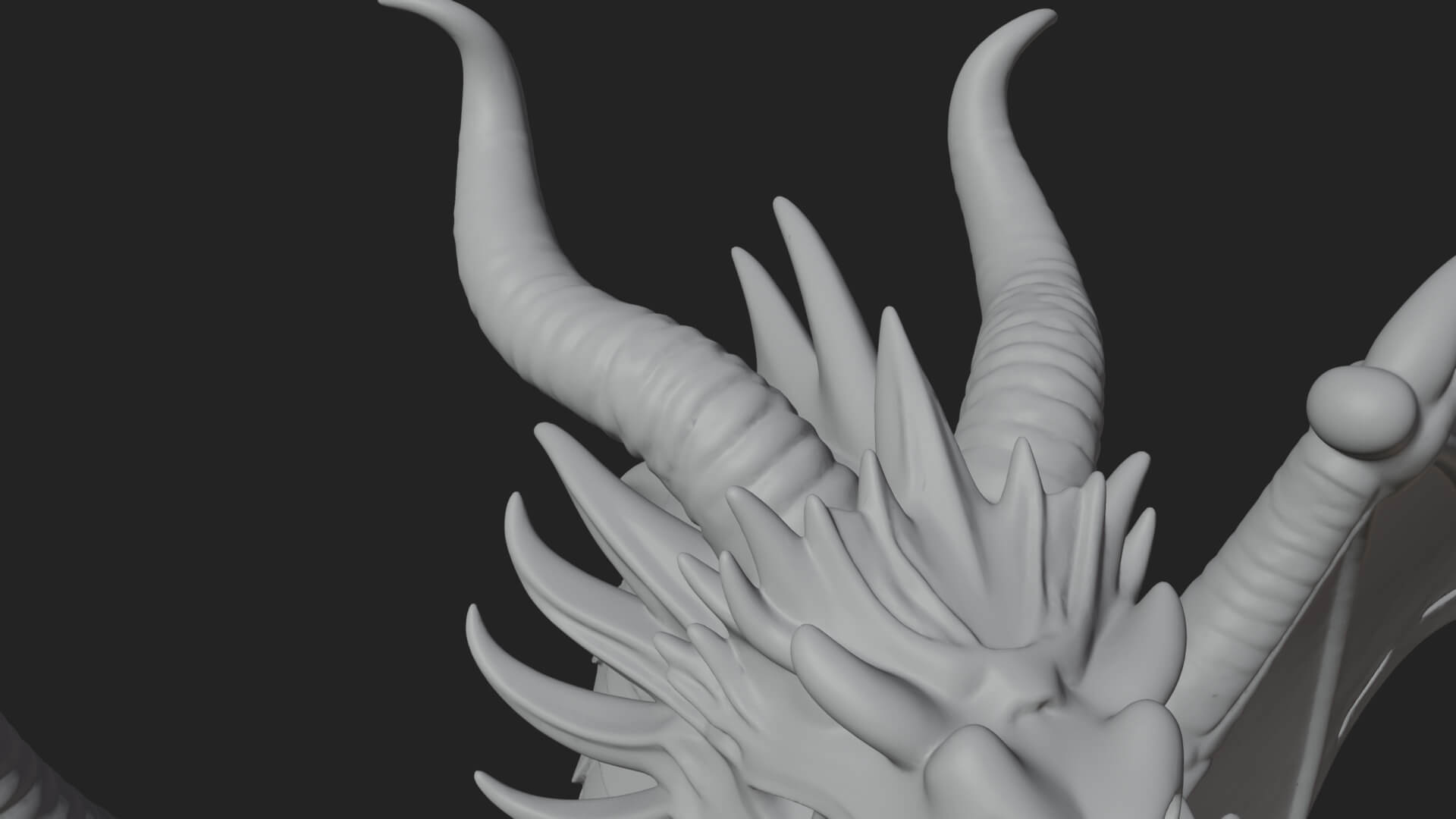 Winged Dragon Statue Design 13 3D Print Model 3D Model