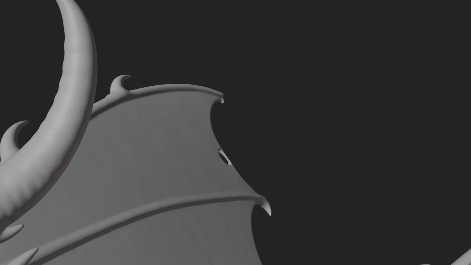 Winged Dragon Statue Design 15 3D Print Model 3D Model