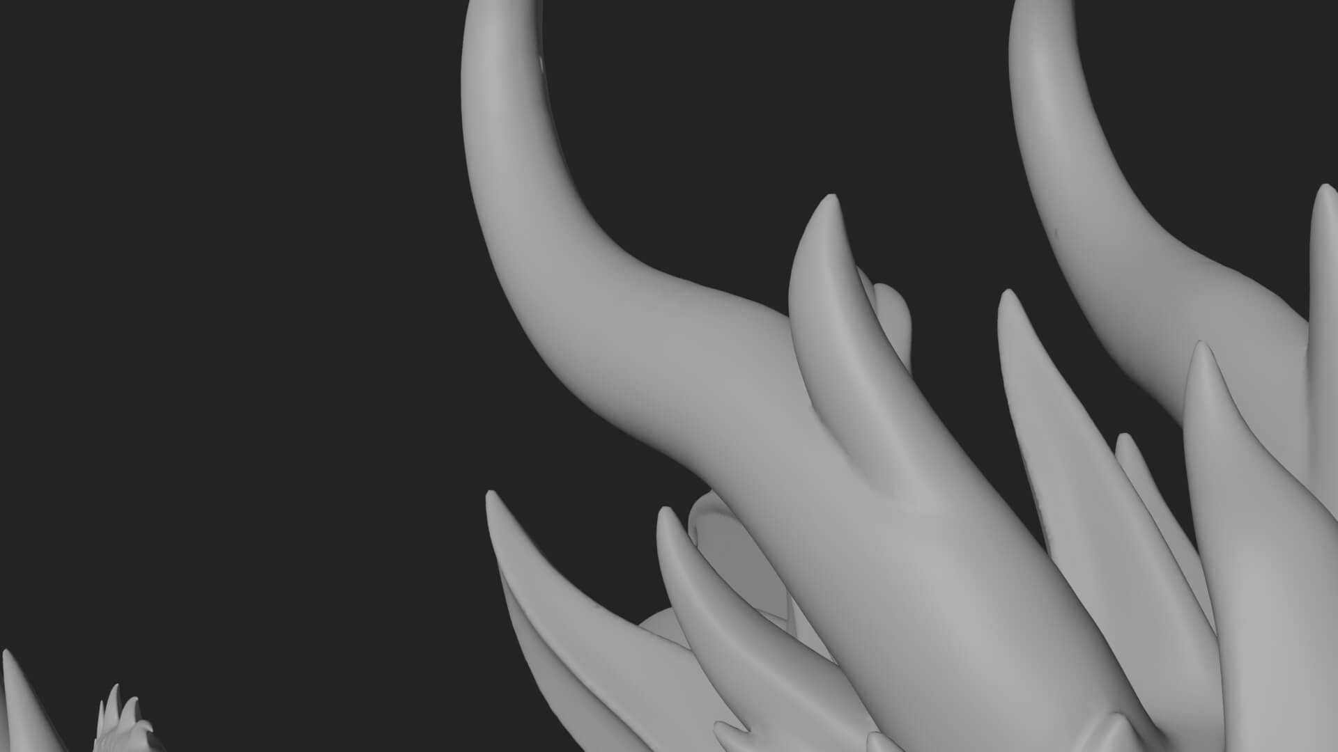 Winged Dragon Statue Design 16 3D Print Model 3D Model