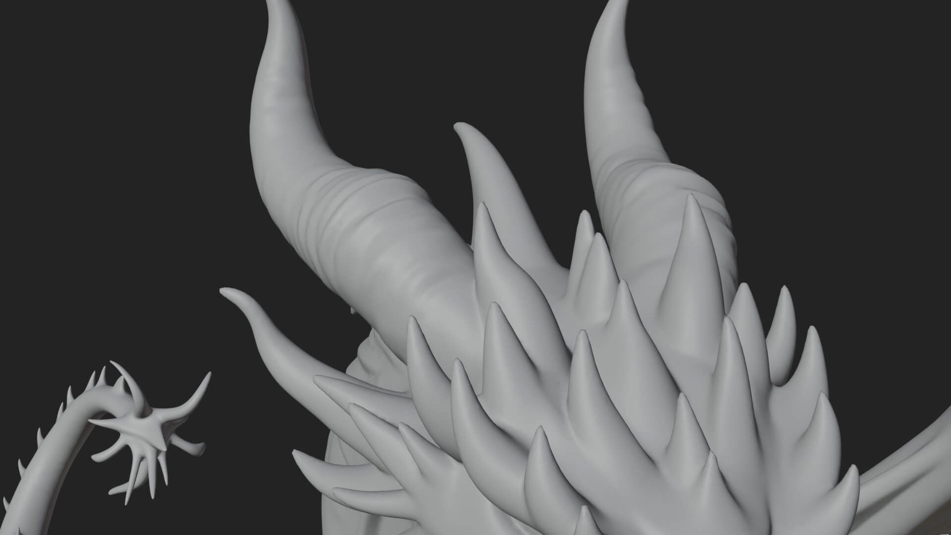 Winged Dragon Statue Design 19 3D Print Model 3D Model