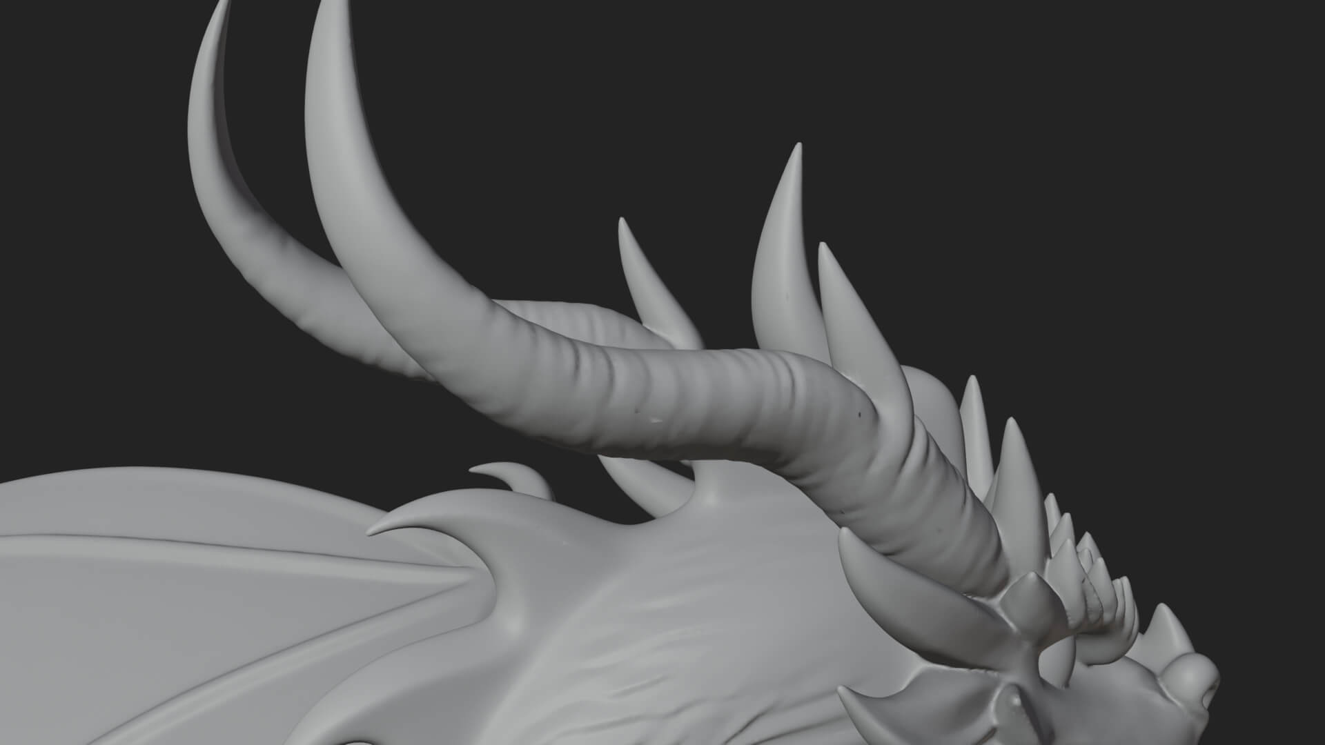 Winged Dragon Statue Design 25 3D Print Model 3D Model