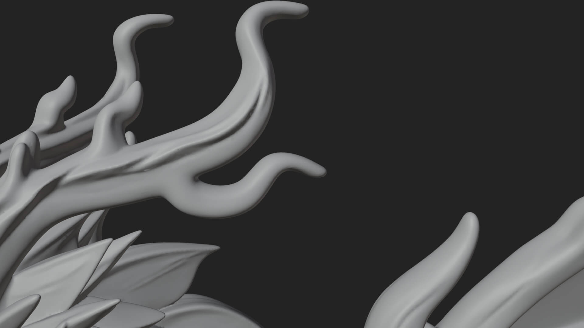 Winged Dragon Statue Design 28 3D Print Model 3D Model