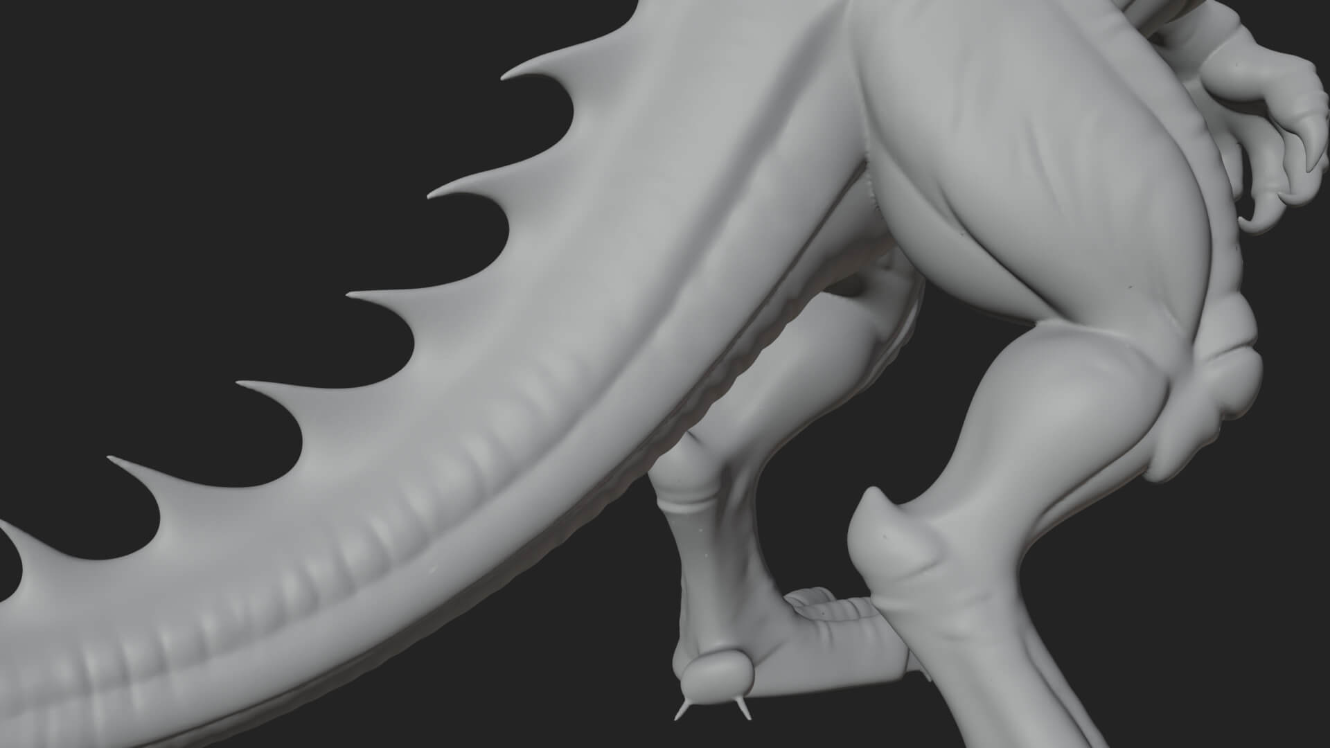 Winged Dragon Statue Design 29 3D Print Model 3D Model