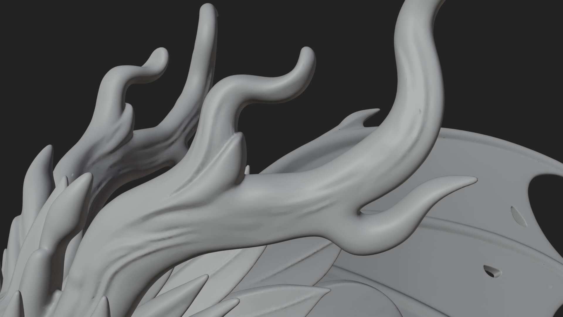 Winged Dragon Statue Design 30 3D Print Model 3D Model