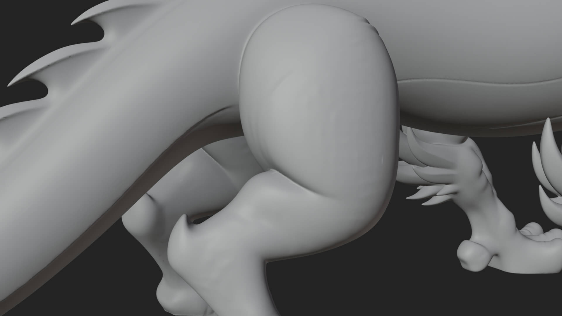 Winged Dragon Statue Design 32 3D Print Model 3D Model