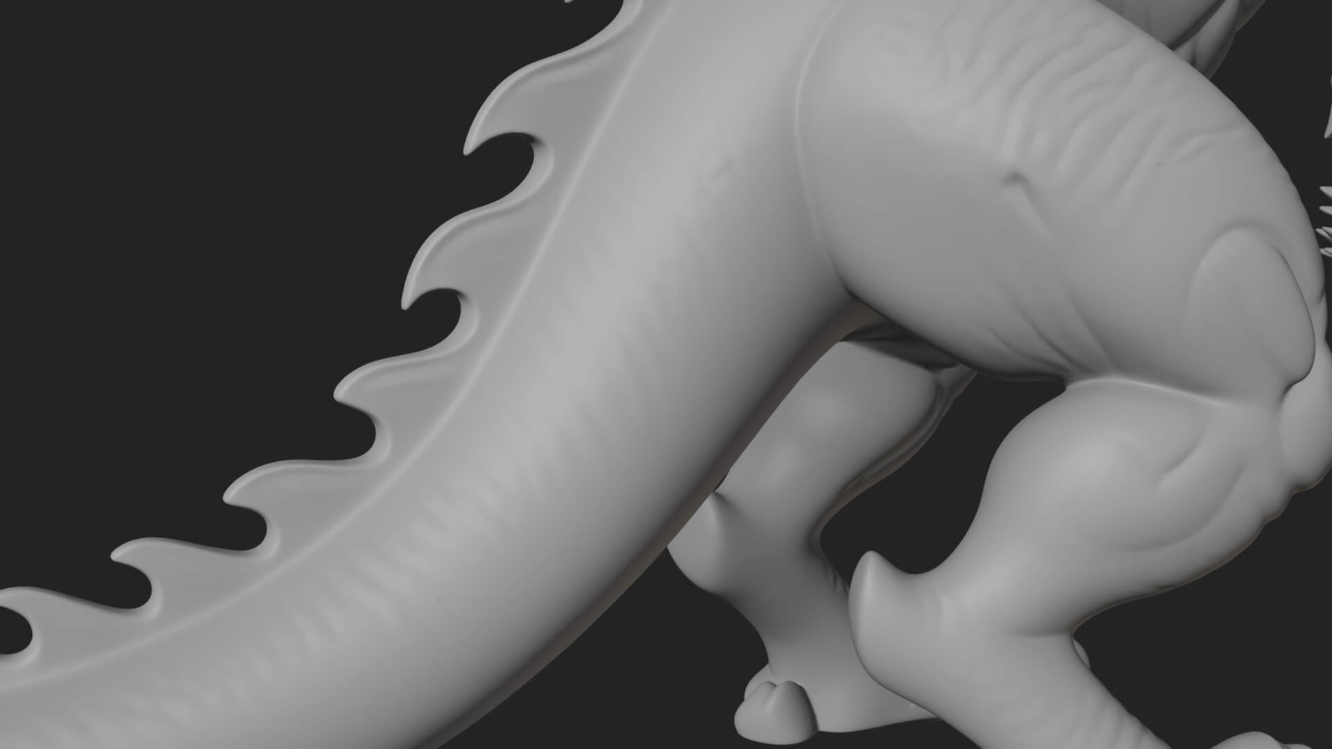 Winged Dragon Statue Design 36 3D Print Model 3D Model