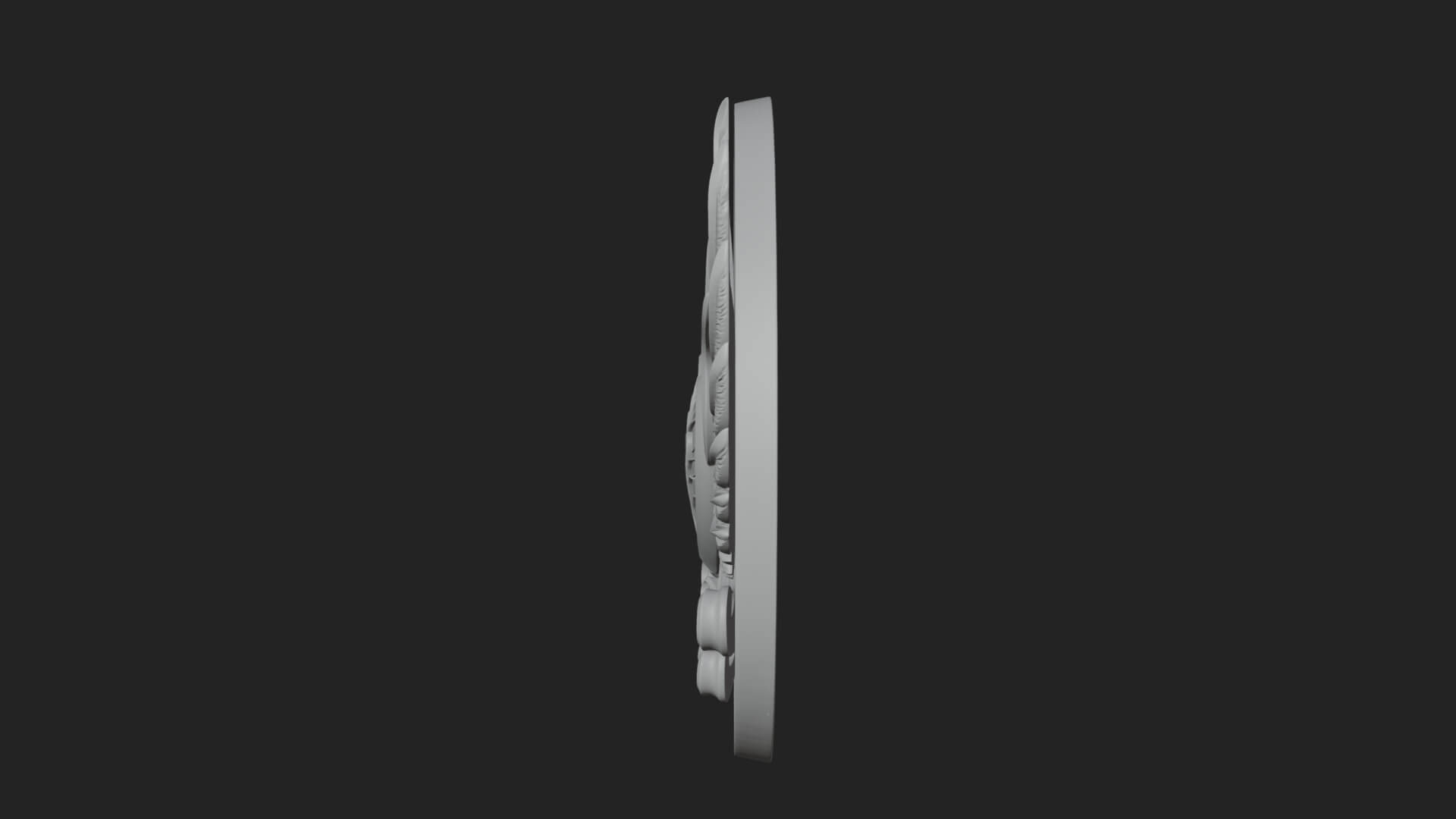 Winged Heart Pendant Design 16 3D Print Model 3D Model