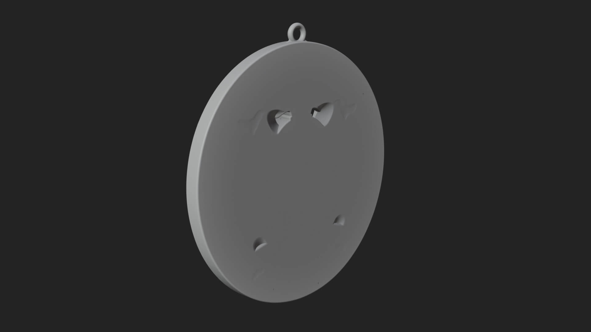 Winged Helm Goddess Oval Plaque Design 1 3D Print Model 3D Model