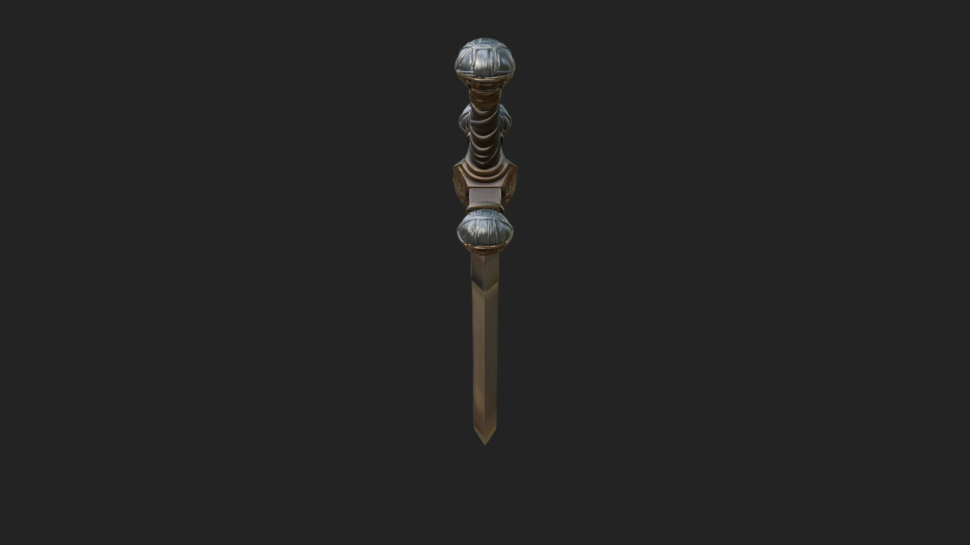Winged Hilt Longsword Model Design 15 3D Print Model 3D Model