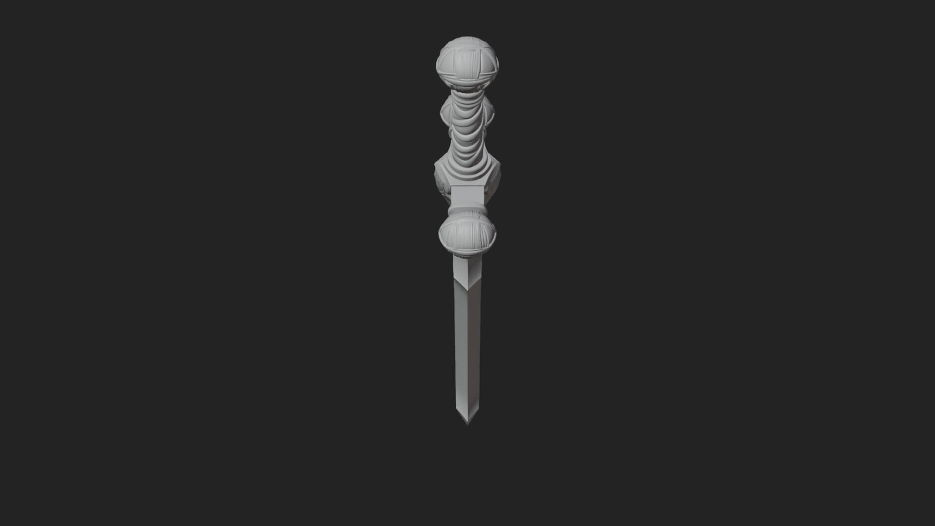 Winged Hilt Longsword Model Design 15 3D Print Model 3D Model