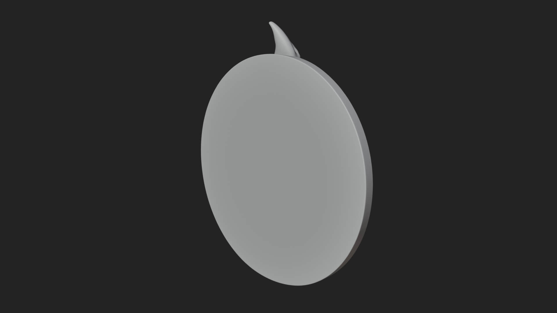 Witch Hat Woman Oval Plaque Design 3 3D Print Model 3D Model