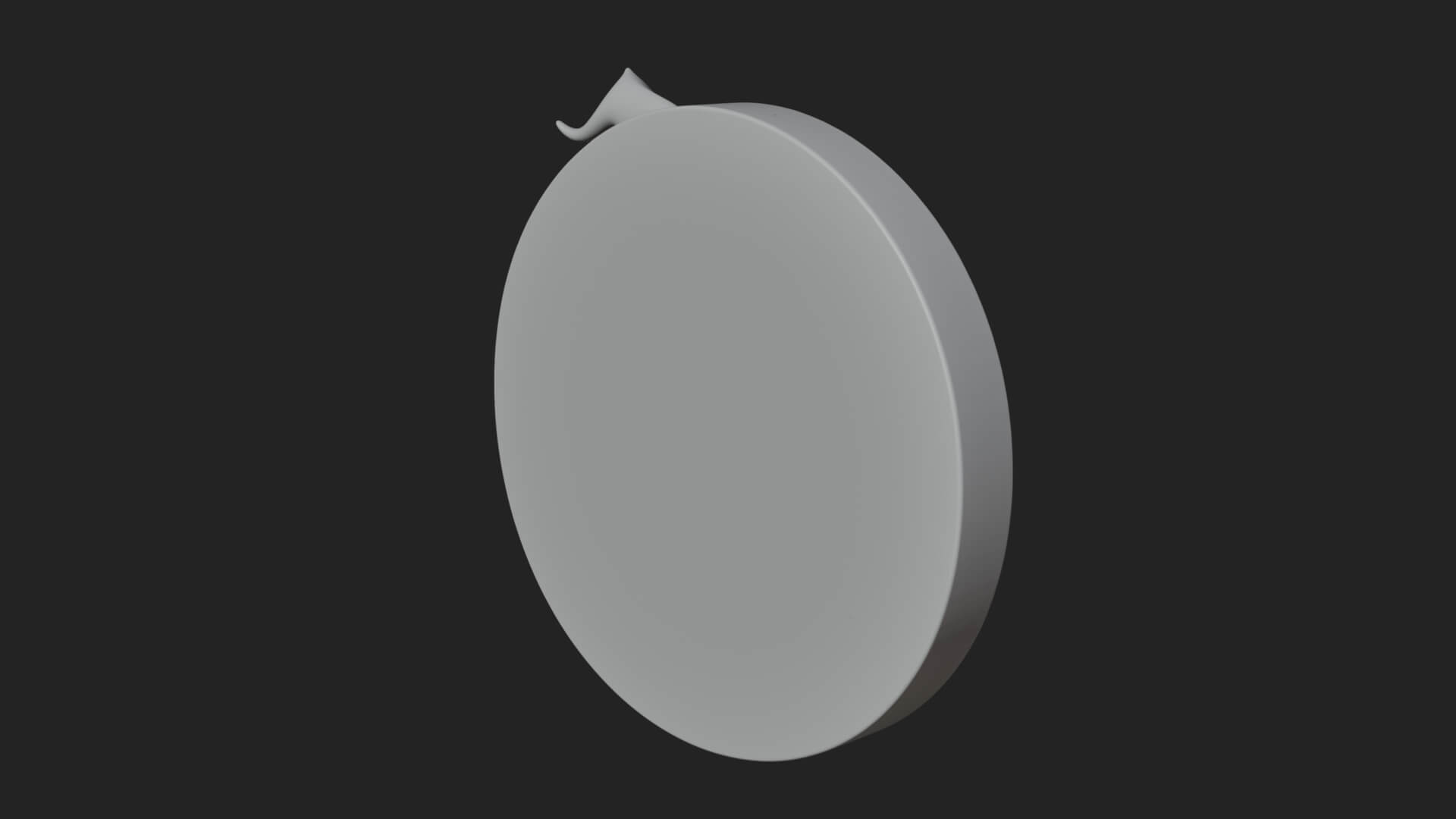 Witch Hat Woman Oval Plaque Design 4 3D Print Model 3D Model