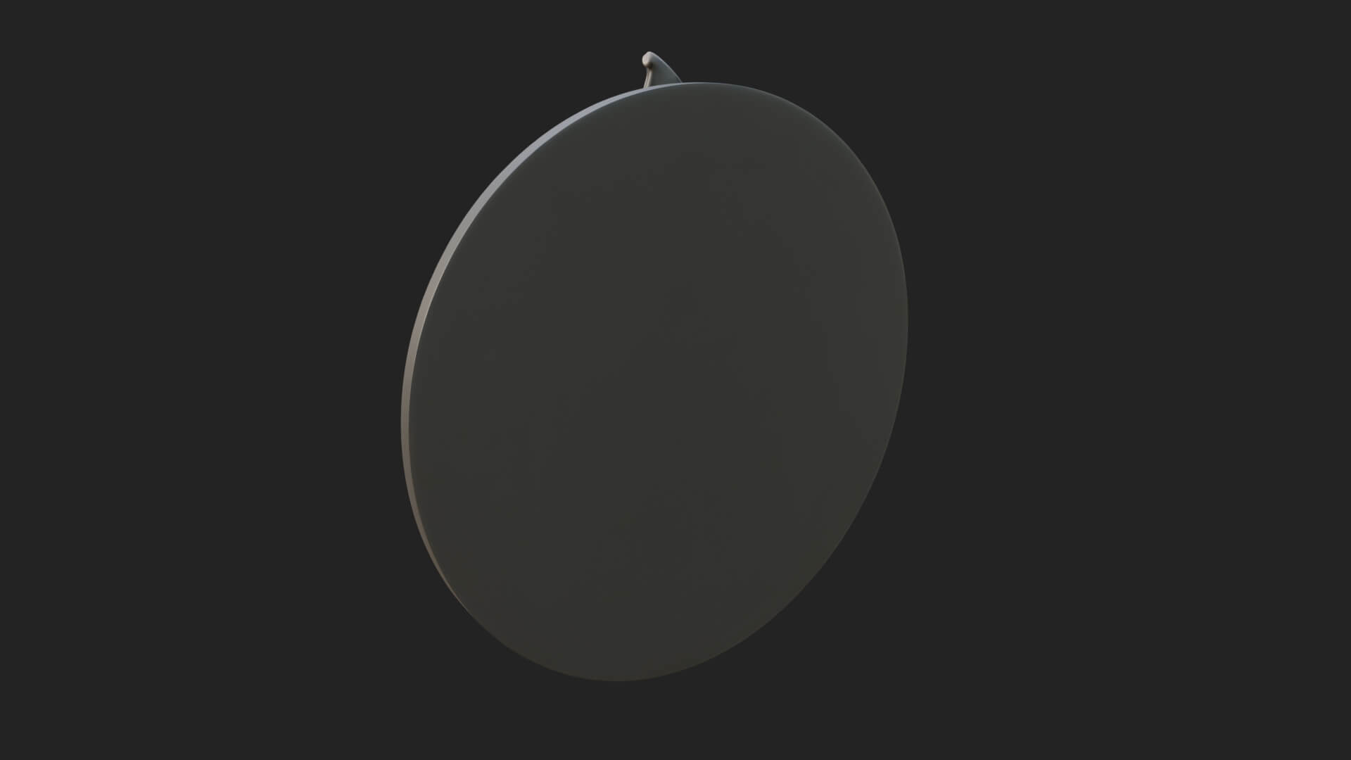 Wizard Hat Oval Relief Plaque Design 2 3D Print Model 3D Model