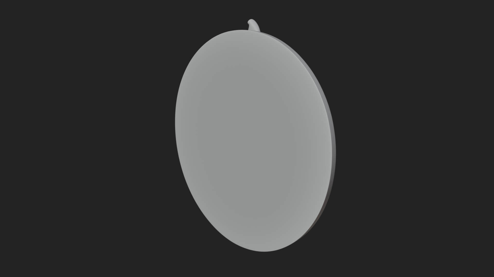 Wizard Hat Oval Relief Plaque Design 2 3D Print Model 3D Model